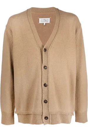 Maison Margiela Cardigans, male, , M, Wool Linen Cotton Cardigan