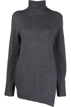 Jil Sander Casual Grey Wool Jumper