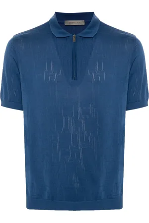 corneliani Polo Shirts, male, , 4XL, Casual Polo Shirt