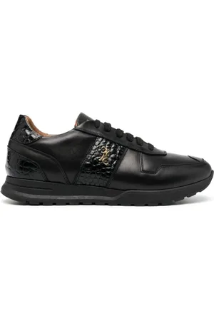 BILLIONAIRE Sneakers, male, , 11 UK, Leather Casual Lo-Top Trainers
