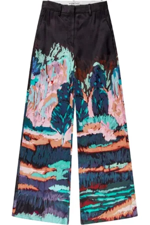 Munthe Wide Leg Belted Trousers