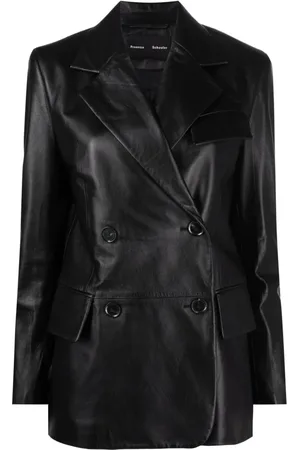 Proenza Schouler Leather Jackets, female, , XS, Leather Casual Blazer