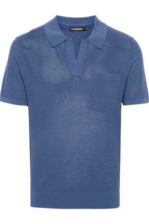 J Lindeberg Polo Shirts, male, , XL, Silk Cotton Short Sleeve Polo