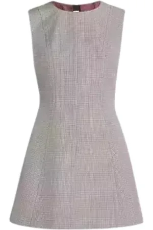 Marni Short Dresses, female, , XS, Grey Wool Mini Dress