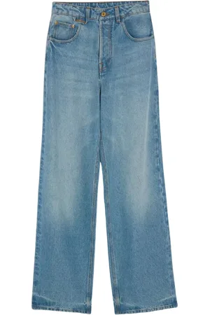 Jacquemus Straight Jeans, male, , W31, Denim Straight Leg Jeans
