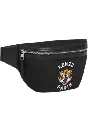 Kenzo Belt Bags, male, , ONE SIZE, Varsity Belt Bag with Lucky Tiger