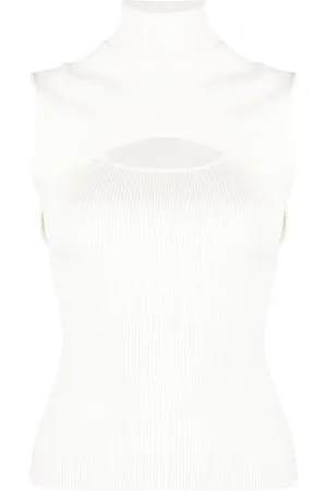 Simkhai Sleeveless Tops, female, , L, Turtleneck Cut Out Blouse