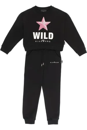John Richmond Sport Sets, unisex, , 10 Y, Sporty jumpsuit with Wild print