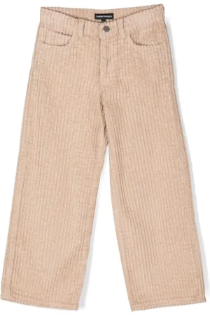 Emporio Armani Velvet Wide Leg Trousers