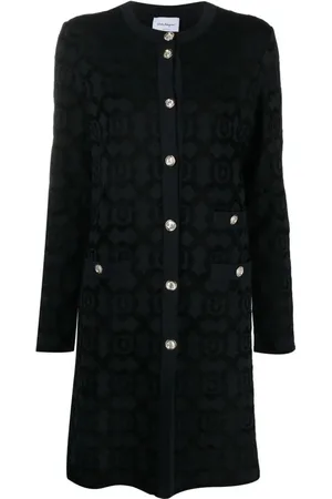 Salvatore Ferragamo Single-Breasted Coats, female, , S, Casual Coat with Viscose Blend