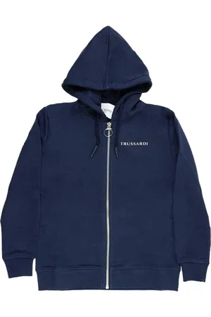 Trussardi Classic Full Zip Hoodie with Logo
