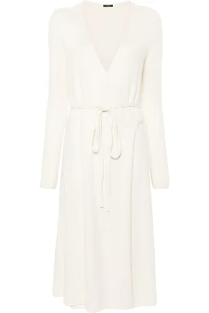 Joseph Knitted Dresses, female, , S, Linen Blend Casual Midi Dress