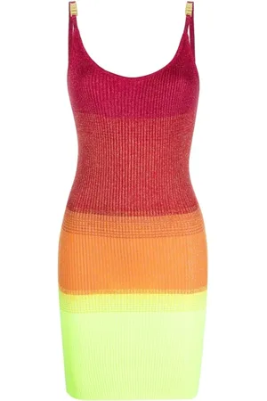 GCDS Lurex Gradient Tank Mini Dress