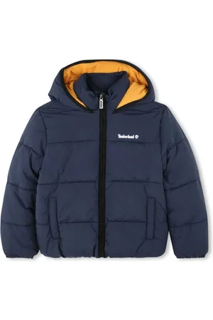 Timberland Winterjackets, unisex, , 8 Y, Crinkled and Water-Repellent Puffer Jacket