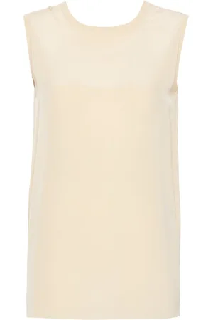 Joseph Silk Tank Top Crepe Blouse