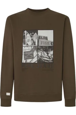 Pepe Jeans Sweatshirts, male, , XL, Fish&Chips Sweatshirt Cotton Casual