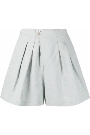 FORTE FORTE Short Shorts, female, , XL, Linen Casual Tweed Shorts