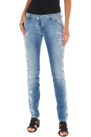 Met Slim-fit Jeans, female, , W26, Khaki Slim-Fit Denim Jeans
