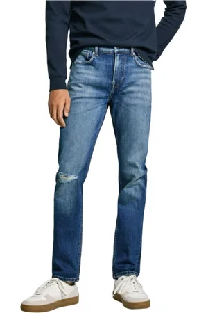 Pepe Jeans Slim-fit Jeans, male, , W30 L32, Slim Distressed Casual Jeans