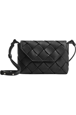Bottega Veneta Cross Body Bags, male, , ONE SIZE, Leather Weave Shoulder Bag