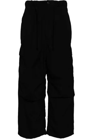 Comme des Garçons Wide Trousers, male, , S, Cargo Trousers Elasticated Drawstring Hem