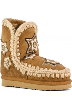 Mou Crochet Stars Eskimo Kid Boots