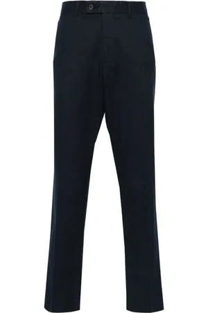 J Lindeberg Straight Trousers, male, , 2XL, Linen Stretch Casual Trousers