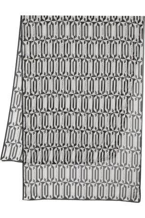Lanvin Silky Scarves, female, , ONE SIZE, Geometric Print Silk Scarf
