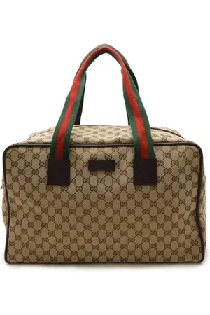 Gucci Pre-owned Weekend Bags, female, , ONE SIZE, Pre-owned Canvas gucci-bags
