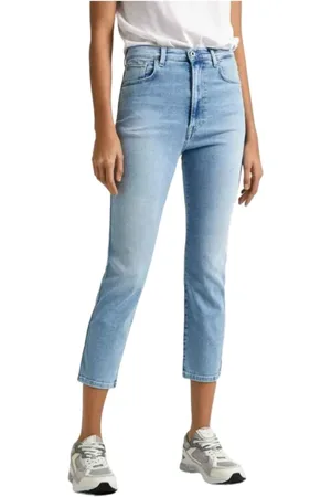 Pepe Jeans Cropped Jeans, female, , W28, Modern Slim Fit High Waist Jeans