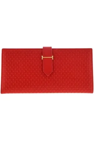 Carolina Herrera Wallets & Cardholders, female, , ONE SIZE, Insignia Initials Leather Wallet