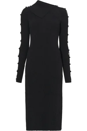 Proenza Schouler Knitted Dresses, female, , S, Cotton Rib Knit Dress