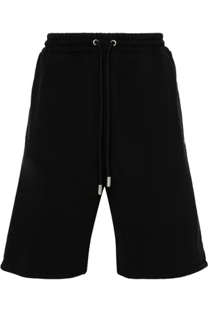 OFF-WHITE Diag-Stripe Cotton Skate Shorts