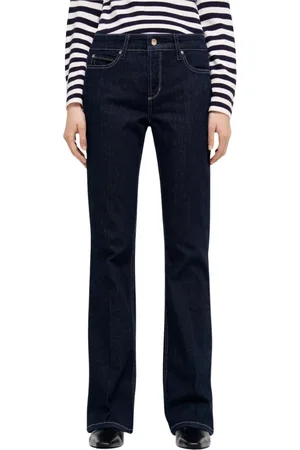 Cambio Straight Jeans, female, , S, Flared Long Denim Jeans