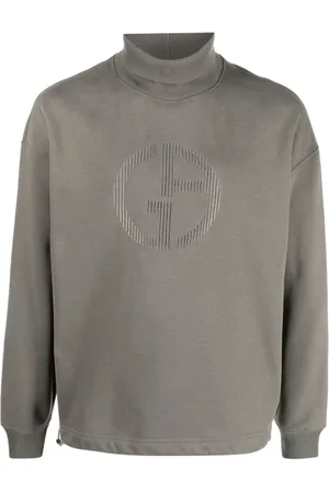 Giorgio Armani Elegant Blue Hoodie for Men
