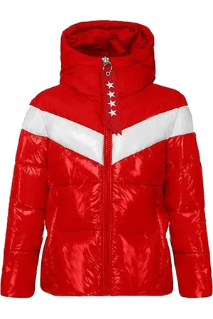 Invicta Shiny Hooded Jacket with White Band