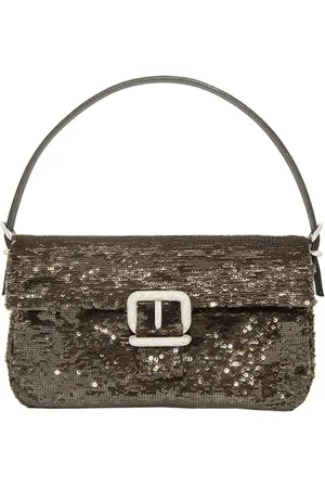 GEDEBE Handbags, female, , ONE SIZE, Sequin Habibi Tote Bag in Grey