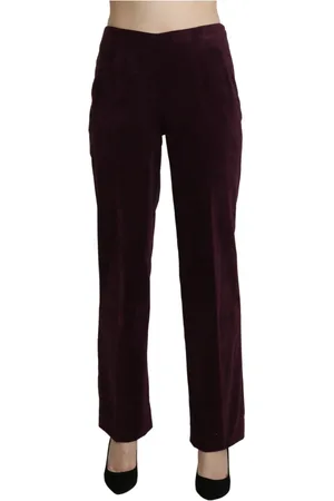 Bencivenga Straight Trousers, female, , L, Elegant High Waist Straight Trousers