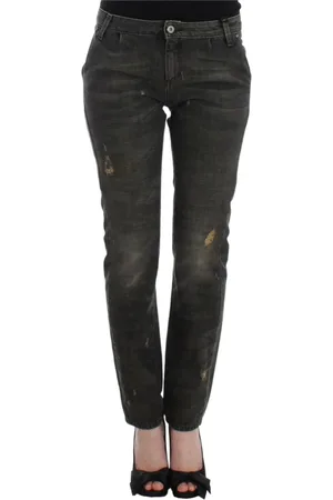 Costume National Slim-fit Jeans, female, , W26, Straight Leg Distressed Jeans