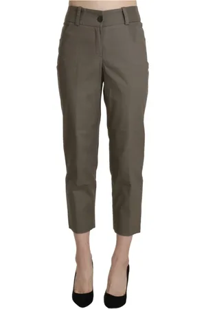 Bencivenga Elegant High Waist Cropped Trousers in