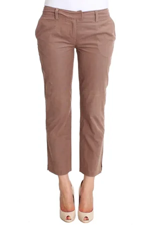 Costume National Chic Cropped Corduroy Trousers