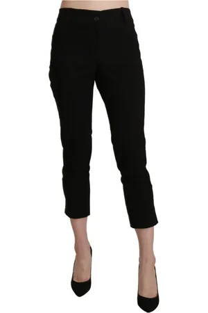 Bencivenga Cropped Trousers, female, , S, Elegant High Waist Cropped Trousers