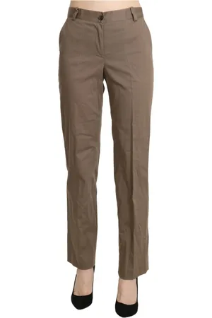 Bencivenga Straight Trousers, female, , S, Elegant High Waist Straight Trousers