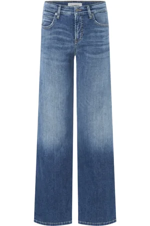 Cambio Wide Jeans, female, , XL, Wide Leg Jeans in Mid