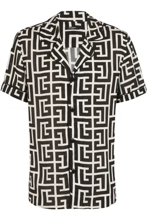 Balmain Short Sleeve Shirts, male, , L, Stylish Shirts Collection