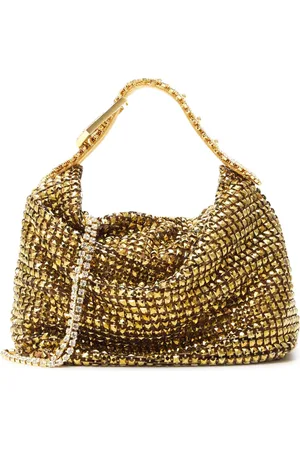 GEDEBE Handbags, female, , ONE SIZE, Golden Microcrystal Jill Chain Handle Bag