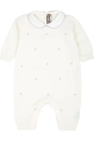 LITTLE BEAR Knit Polka Dot Dress