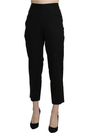 Bencivenga Cropped Trousers, female, , M, Elegant High-Waisted Cropped Trousers