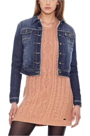 Pepe Jeans Denim Jackets, female, , S, Warwic Jacket with Borg Lining