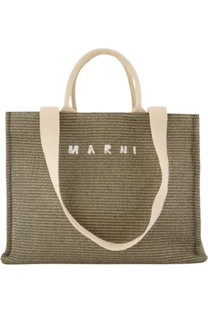 Marni Tote Bags, male, , ONE SIZE, Cotton Shopper Bag